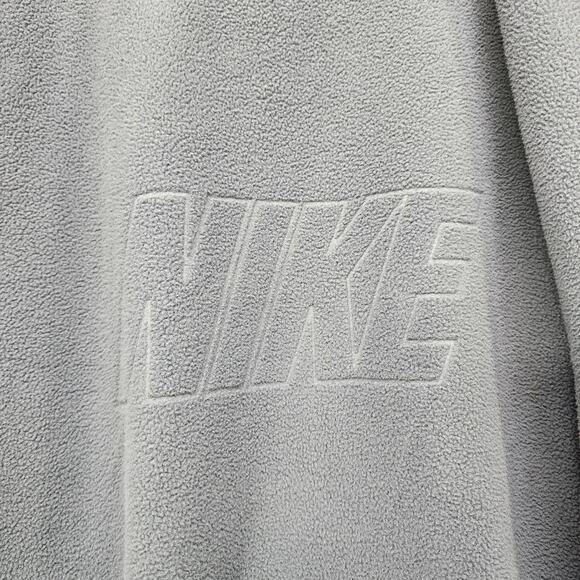 VINTAGE Y2K Nike Jacket Mens XXL Black Full Zip Puffer Windbreaker Streetwear - Picture 8 of 16